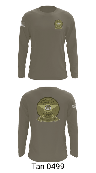Long Sleeve Performance Shirt, TCSO, Police, Teamtime, Team time, sublimation, custom sports apparel, team uniforms, spirit wear, spiritwear, sports uniforms, custom shirts, team store, custom team store, fundraiser sports, apparel fundraiser
