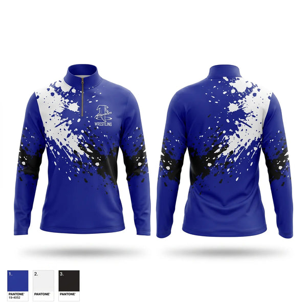 Quarter Zip Jacket, Atwater Falcons, Wrestling, Teamtime, Team time, sublimation, custom sports apparel, team uniforms, spirit wear, spiritwear, sports uniforms, custom shirts, team store, custom team store, fundraiser sports, apparel fundraiser
