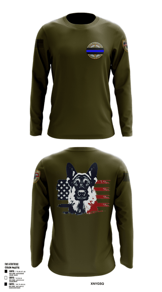Long Sleeve Performance Shirt, Phillips County Sheriff Department,, Police, Teamtime, Team time, sublimation, custom sports apparel, team uniforms, spirit wear, spiritwear, sports uniforms, custom shirts, team store, custom team store, fundraiser sports, apparel fundraiser