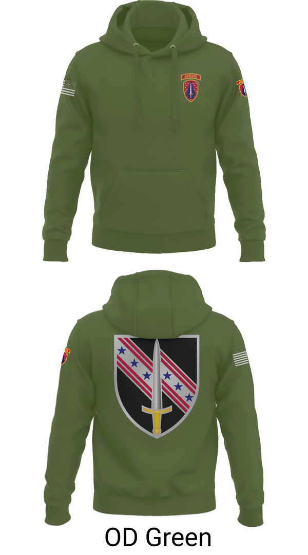 Hoodie, 6/54th SFAB, National Guard, Teamtime, Team time, sublimation, custom sports apparel, team uniforms, spirit wear, spiritwear, sports uniforms, custom shirts, team store, custom team store, fundraiser sports, apparel fundraiser