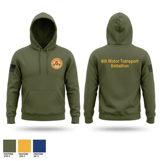 Hoodie, 6th Motor Transport Battalion (6th MTBN), Marines, Teamtime, Team time, sublimation, custom sports apparel, team uniforms, spirit wear, spiritwear, sports uniforms, custom shirts, team store, custom team store, fundraiser sports, apparel fundraiser