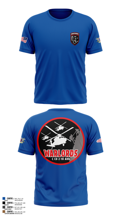 2-10 AHB Knighthawks 14380811 Short Sleeve Performance Shirt - 66