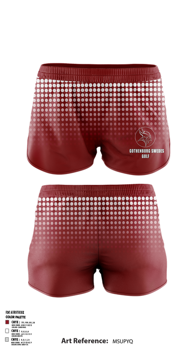 Gothenburg Swedes Golf 80910153 Women's Shorts - 1