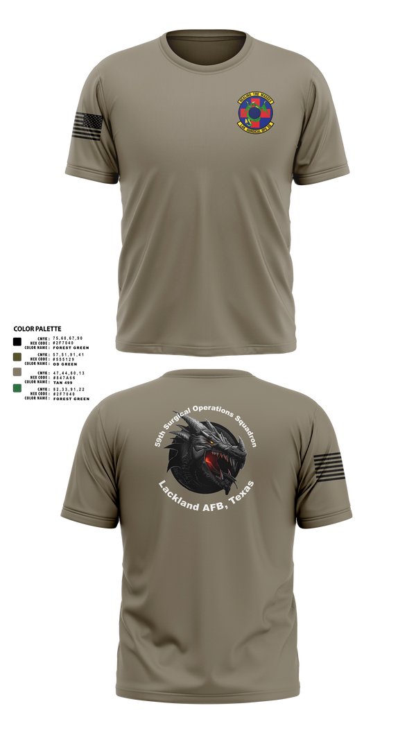 Short Sleeve Performance Shirt, 59th Surgical Operations Squadron, Air Force, Teamtime, Team time, sublimation, custom sports apparel, team uniforms, spirit wear, spiritwear, sports uniforms, custom shirts, team store, custom team store, fundraiser sports, apparel fundraiser