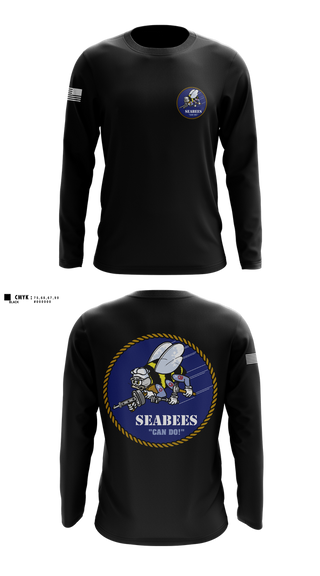 Long Sleeve Performance Shirt, Seabees, , Teamtime, Team time, sublimation, custom sports apparel, team uniforms, spirit wear, spiritwear, sports uniforms, custom shirts, team store, custom team store, fundraiser sports, apparel fundraiser