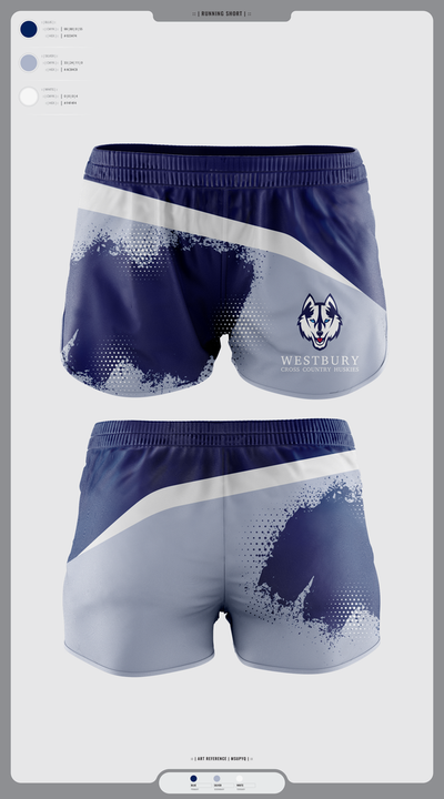 Westbury Cross Country Huskies 56944951 Women's Shorts - 1