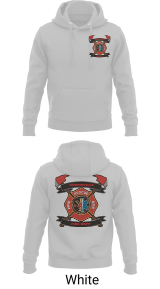 Hoodie, Downsville fire department, Fire Department, Teamtime, Team time, sublimation, custom sports apparel, team uniforms, spirit wear, spiritwear, sports uniforms, custom shirts, team store, custom team store, fundraiser sports, apparel fundraiser