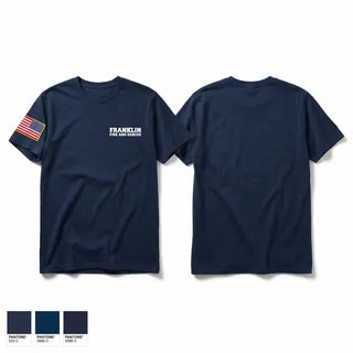 Old School Cotton Feel Shirt, Franklin Fire and Rescue, Fire Department, Teamtime, Team time, sublimation, custom sports apparel, team uniforms, spirit wear, spiritwear, sports uniforms, custom shirts, team store, custom team store, fundraiser sports, apparel fundraiser