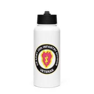 4-25 30997815 Stainless Steel Water Bottle with a Straw Lid