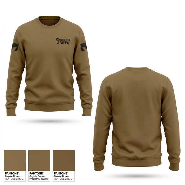Crew Neck Sweatshirt, Clemente JROTC, Army, Teamtime, Team time, sublimation, custom sports apparel, team uniforms, spirit wear, spiritwear, sports uniforms, custom shirts, team store, custom team store, fundraiser sports, apparel fundraiser