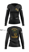 333D MP BDE 71215130 Women's Long Sleeve V-neck Shirt - 1