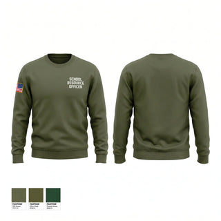 Crew Neck Sweatshirt, School Resource Officer, Police, Teamtime, Team time, sublimation, custom sports apparel, team uniforms, spirit wear, spiritwear, sports uniforms, custom shirts, team store, custom team store, fundraiser sports, apparel fundraiser