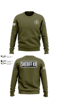 Montgomery County Sheriff’s Office K9 Unit 21073069 Crew Neck Sweatshirt - 106