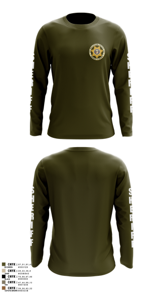 Long Sleeve Performance Shirt, Bollinger County Sheriff’s Office, Police, Teamtime, Team time, sublimation, custom sports apparel, team uniforms, spirit wear, spiritwear, sports uniforms, custom shirts, team store, custom team store, fundraiser sports, apparel fundraiser