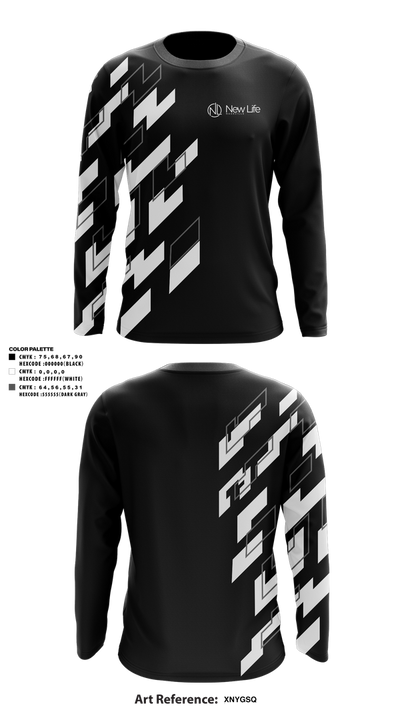 New Life Nashville 419223 Long Sleeve Performance Shirt 2