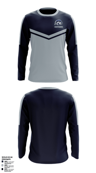 Long Sleeve Performance Shirt, Nighthawks, Cheer, Teamtime, Team time, sublimation, custom sports apparel, team uniforms, spirit wear, spiritwear, sports uniforms, custom shirts, team store, custom team store, fundraiser sports, apparel fundraiser