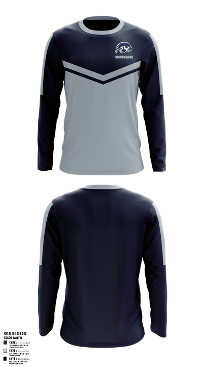 Nighthawks 11290464 Long Sleeve Performance Shirt 1