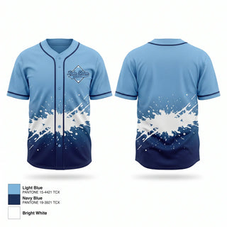 Full Button Baseball Jersey, Lake Shore Graysox, Baseball, Teamtime, Team time, sublimation, custom sports apparel, team uniforms, spirit wear, spiritwear, sports uniforms, custom shirts, team store, custom team store, fundraiser sports, apparel fundraiser