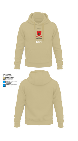 Hoodie, CMLP41, Army, Teamtime, Team time, sublimation, custom sports apparel, team uniforms, spirit wear, spiritwear, sports uniforms, custom shirts, team store, custom team store, fundraiser sports, apparel fundraiser