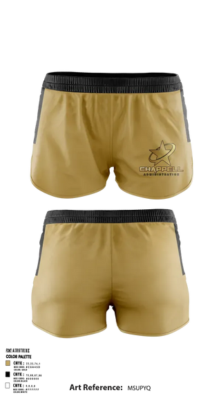 Womens Shorts, Chappell Administration, , Teamtime, Team time, sublimation, custom sports apparel, team uniforms, spirit wear, spiritwear, sports uniforms, custom shirts, team store, custom team store, fundraiser sports, apparel fundraiser