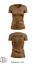 SPRINX FIRE PROTECTION 22334846 Women's Short Sleeve V-neck Shirt - 5