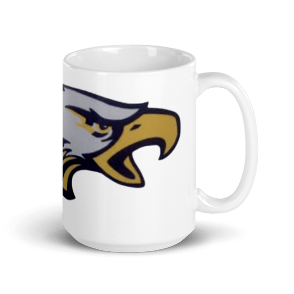 Naylor Lady Eagles Softball 28610012 White Glossy Mug - Small