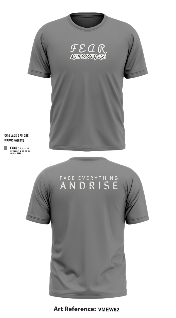 Short Sleeve Performance Shirt, FearLifestyle, , Teamtime, Team time, sublimation, custom sports apparel, team uniforms, spirit wear, spiritwear, sports uniforms, custom shirts, team store, custom team store, fundraiser sports, apparel fundraiser