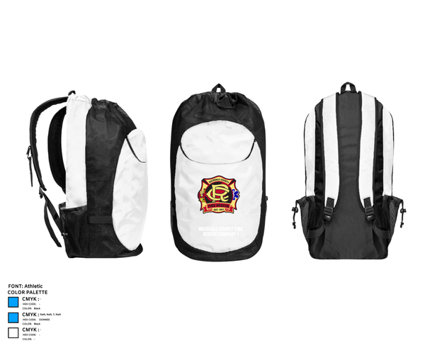 Gear Bag, Rockdale County Fire Rescue Company 1, Fire Department, Teamtime, Team time, sublimation, custom sports apparel, team uniforms, spirit wear, spiritwear, sports uniforms, custom shirts, team store, custom team store, fundraiser sports, apparel fundraiser
