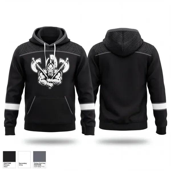 Hoodie, Barbarians Hawaii, Rugby, Teamtime, Team time, sublimation, custom sports apparel, team uniforms, spirit wear, spiritwear, sports uniforms, custom shirts, team store, custom team store, fundraiser sports, apparel fundraiser