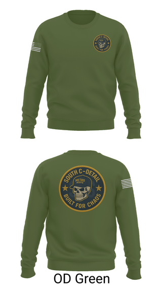 Crew Neck Sweatshirt, South C Detail, , Teamtime, Team time, sublimation, custom sports apparel, team uniforms, spirit wear, spiritwear, sports uniforms, custom shirts, team store, custom team store, fundraiser sports, apparel fundraiser