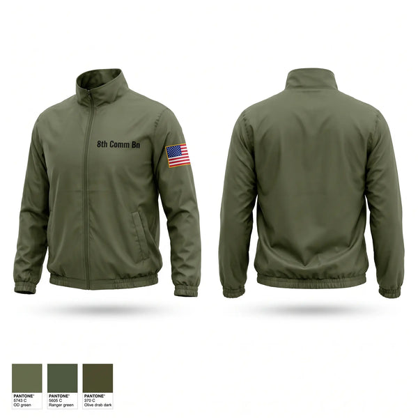 Windbreaker, 8th Comm Bn, Marines, Teamtime, Team time, sublimation, custom sports apparel, team uniforms, spirit wear, spiritwear, sports uniforms, custom shirts, team store, custom team store, fundraiser sports, apparel fundraiser