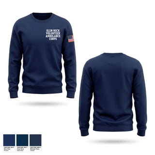 Crew Neck Sweatshirt, Glen Rock Volunteer Ambulance Corps, EMS/EMT, Teamtime, Team time, sublimation, custom sports apparel, team uniforms, spirit wear, spiritwear, sports uniforms, custom shirts, team store, custom team store, fundraiser sports, apparel fundraiser