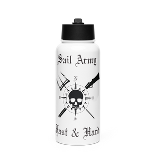 201st HMOD 51359683 Stainless Steel Water Bottle with a Straw Lid