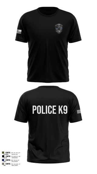 Old School Cotton Feel Shirt, Roy Cit Police K9, Police, Teamtime, Team time, sublimation, custom sports apparel, team uniforms, spirit wear, spiritwear, sports uniforms, custom shirts, team store, custom team store, fundraiser sports, apparel fundraiser