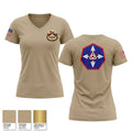 382nd CSSB, HHC 15425212 Women's Short Sleeve V-neck Shirt - 1