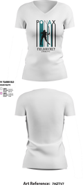 Massaponax Field Hockey 71618187 Women's Short Sleeve V-neck Shirt - 4