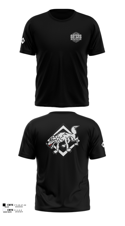 Troy Crew 95147179 Short Sleeve Performance Shirt - 100