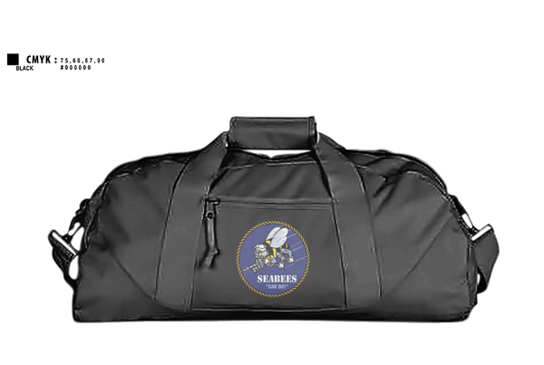 Duffle Bag, Seabees, , Teamtime, Team time, sublimation, custom sports apparel, team uniforms, spirit wear, spiritwear, sports uniforms, custom shirts, team store, custom team store, fundraiser sports, apparel fundraiser