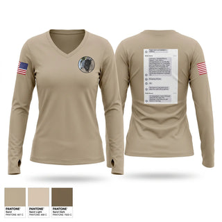 Womens Long Sleeve Vneck Shirt, Dew VFD, Fire Department, Teamtime, Team time, sublimation, custom sports apparel, team uniforms, spirit wear, spiritwear, sports uniforms, custom shirts, team store, custom team store, fundraiser sports, apparel fundraiser