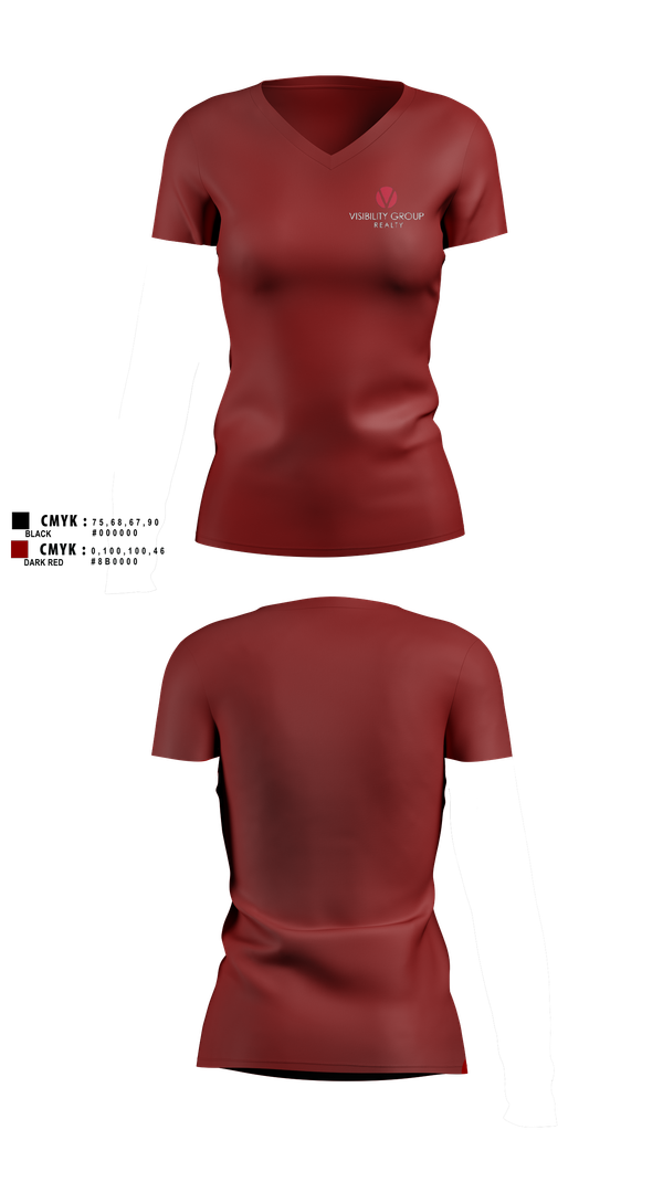 Womens Short Sleeve Vneck Shirt, Keller Williams realty, , Teamtime, Team time, sublimation, custom sports apparel, team uniforms, spirit wear, spiritwear, sports uniforms, custom shirts, team store, custom team store, fundraiser sports, apparel fundraiser