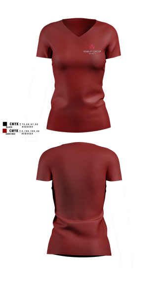 Womens Short Sleeve Vneck Shirt, Keller Williams realty, , Teamtime, Team time, sublimation, custom sports apparel, team uniforms, spirit wear, spiritwear, sports uniforms, custom shirts, team store, custom team store, fundraiser sports, apparel fundraiser