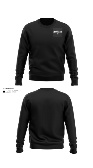 Crew Neck Sweatshirt, RAIDERS, Army, Teamtime, Team time, sublimation, custom sports apparel, team uniforms, spirit wear, spiritwear, sports uniforms, custom shirts, team store, custom team store, fundraiser sports, apparel fundraiser