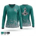 Bay City Armada 24519340 Women's Long Sleeve V-neck Shirt - 1