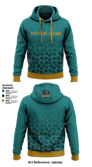 Hoodie, southeast Jaguars, , Teamtime, Team time, sublimation, custom sports apparel, team uniforms, spirit wear, spiritwear, sports uniforms, custom shirts, team store, custom team store, fundraiser sports, apparel fundraiser