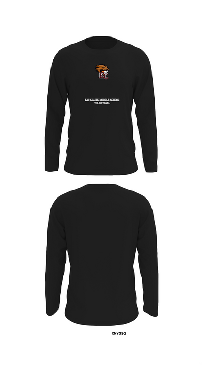 Eau Claire Middle School Volleyball 13905361 Long Sleeve Performance Shirt 27