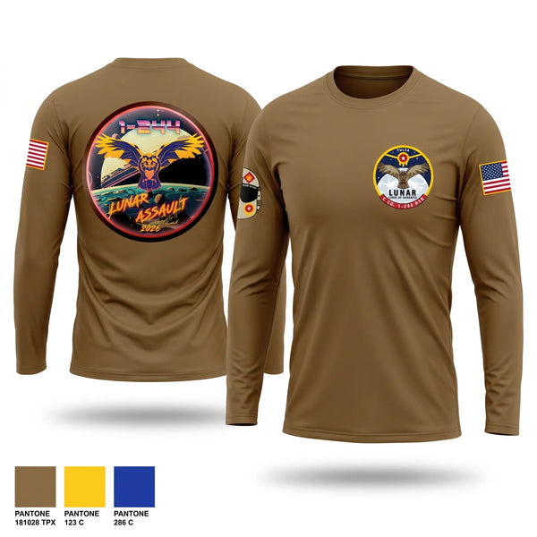 Long Sleeve Performance Shirt, C Co. 1-244 Assault Helicopter Battalion, Army, Teamtime, Team time, sublimation, custom sports apparel, team uniforms, spirit wear, spiritwear, sports uniforms, custom shirts, team store, custom team store, fundraiser sports, apparel fundraiser
