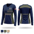 BSUPD K9 Unit Women's Long Sleeve V-neck Shirt - 1