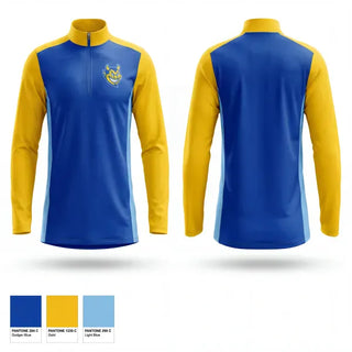 Quarter Zip Jacket, Falkville Blue Devils, Baseball, Teamtime, Team time, sublimation, custom sports apparel, team uniforms, spirit wear, spiritwear, sports uniforms, custom shirts, team store, custom team store, fundraiser sports, apparel fundraiser
