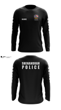 Shenandoah Police Department 41261182 Long Sleeve Performance Shirt - 1