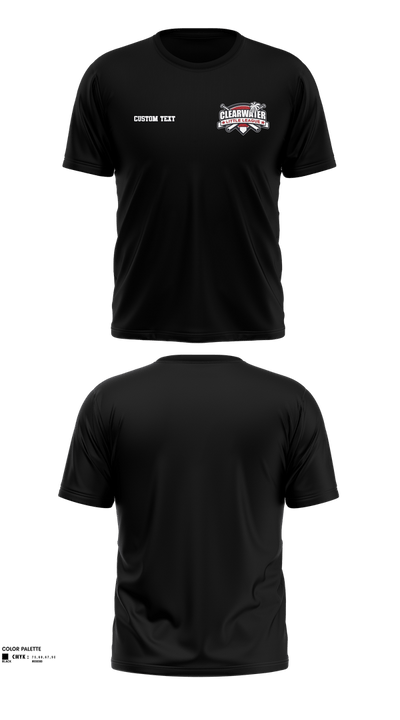 Clearwater Little League 75585206 Short Sleeve Performance Shirt - 3
